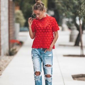 Red Crochet Top 😍
